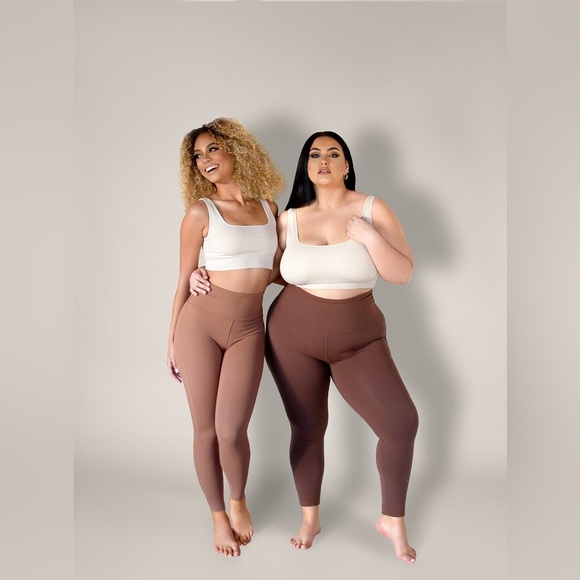 NEW Unlabeled by Anna Petrosian  High Waisted Leggings Size XS - Picture 1 of 6